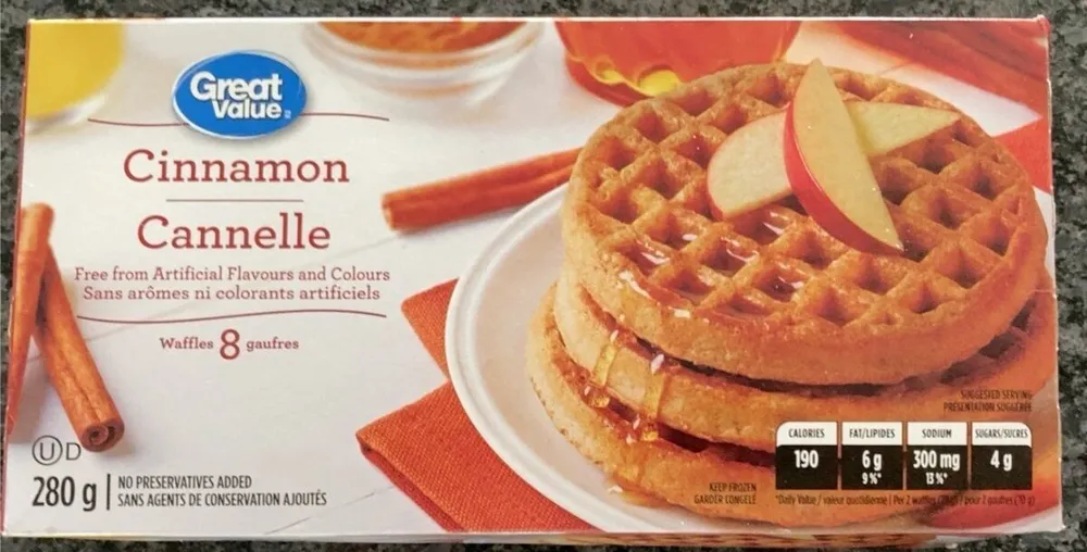 cinnamon waffles