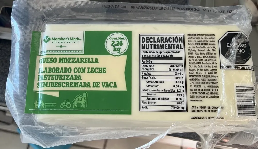 Queso Mozzarella