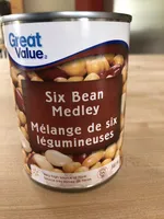 Mélange de six légumineuses