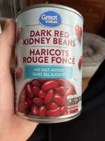 Haricots rouge foncé