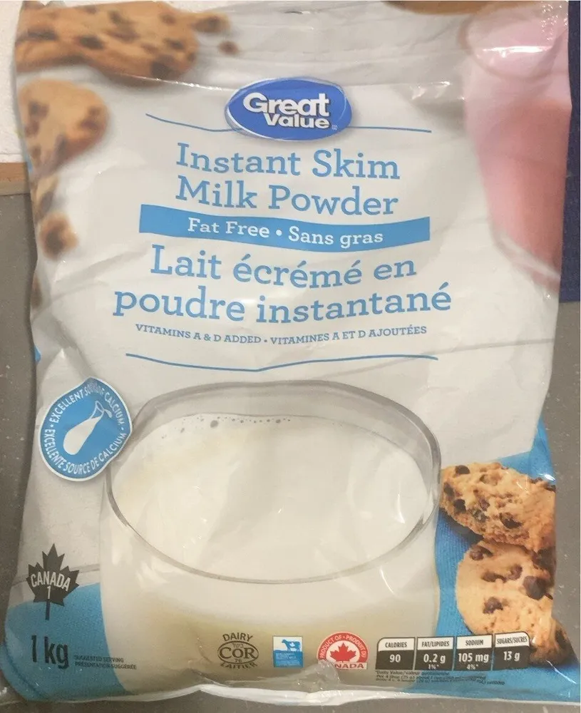 Lait écrémé en poudre instantané