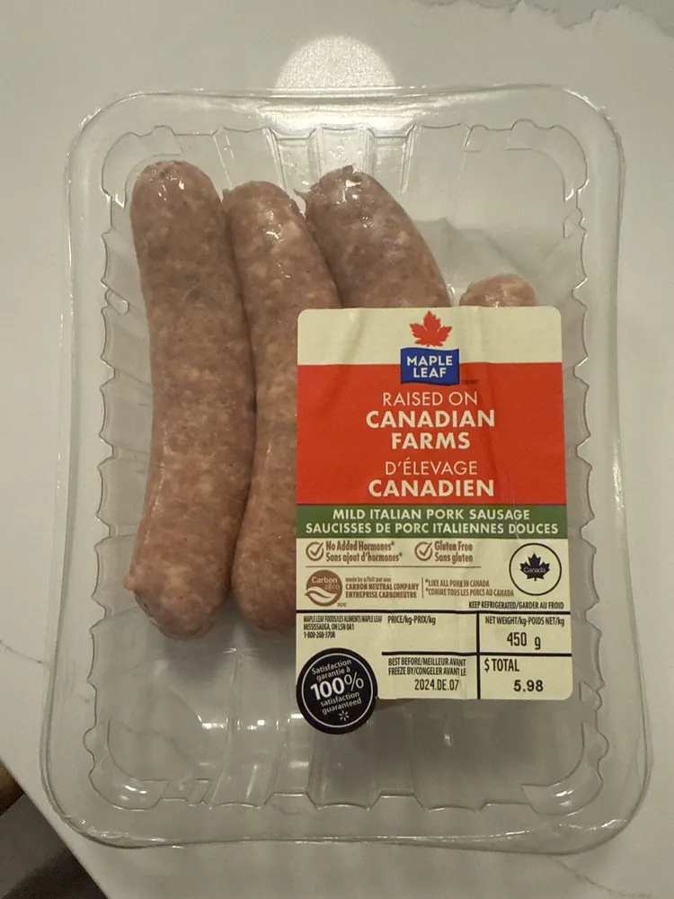 Mild Italian Pork Sausage
