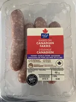 Honey garlic pork sausage