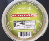 Hummus au basilic