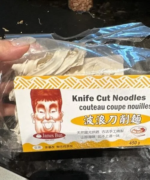 Knife cut noodles