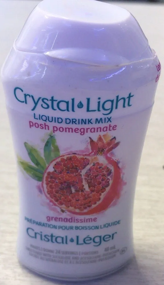 Liquid drink mix posh pomegranate