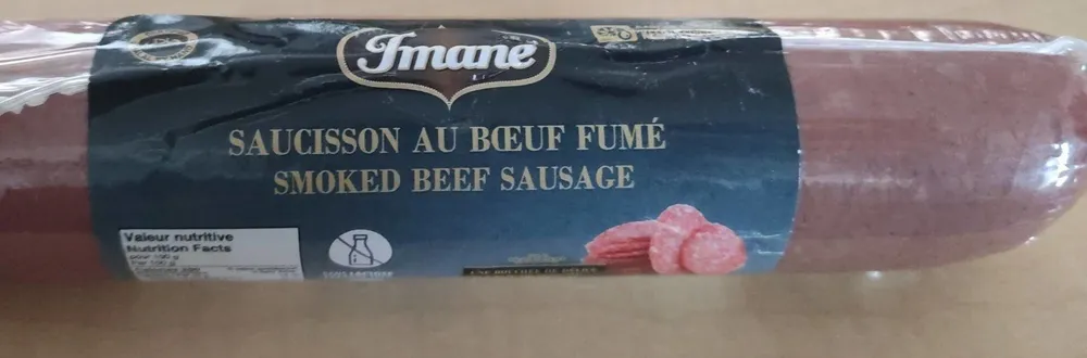 Saucisson au boeuf fumé