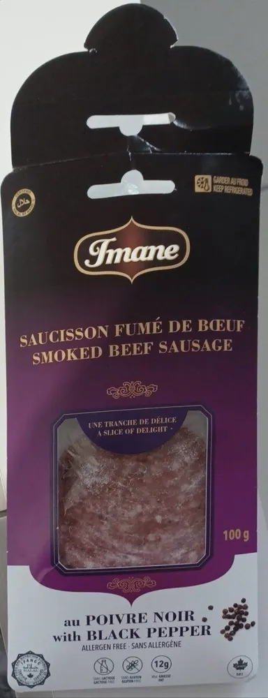 Saucisson fumé de Boeuf
