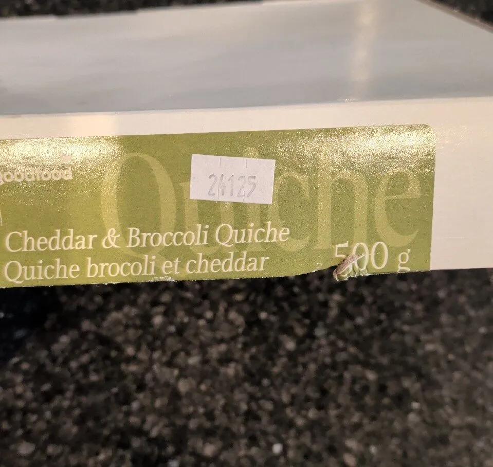 Cheddar & Broccoli Quiche