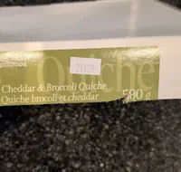 Cheddar & Broccoli Quiche