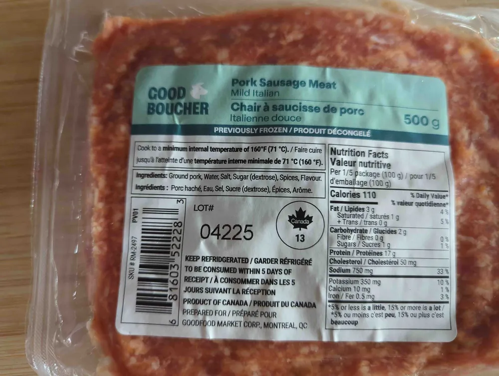 Pork Sausage Meat