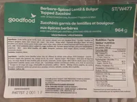 Zucchinis garnis de lentilles et boulgour aux épices berberes