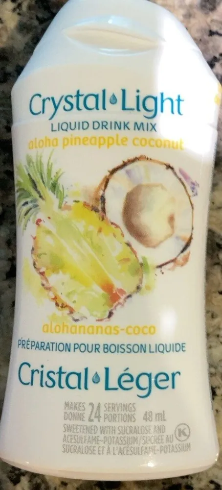 Preparation pour boisson liquide alohananas coco