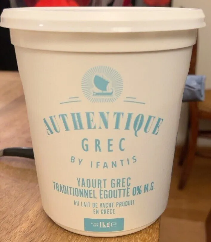 Yaourt, grec, traditionnel et Égoutté 0 % M.G