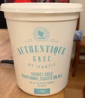 Yaourt, grec, traditionnel et Égoutté 0 % M.G