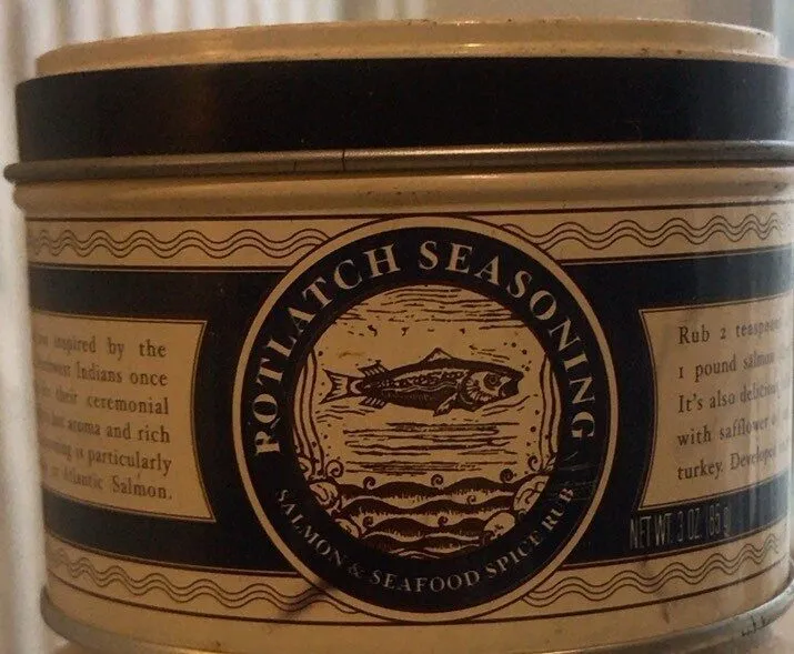 Potlatch Seasoning Salmon & Seafood Spice Rub
