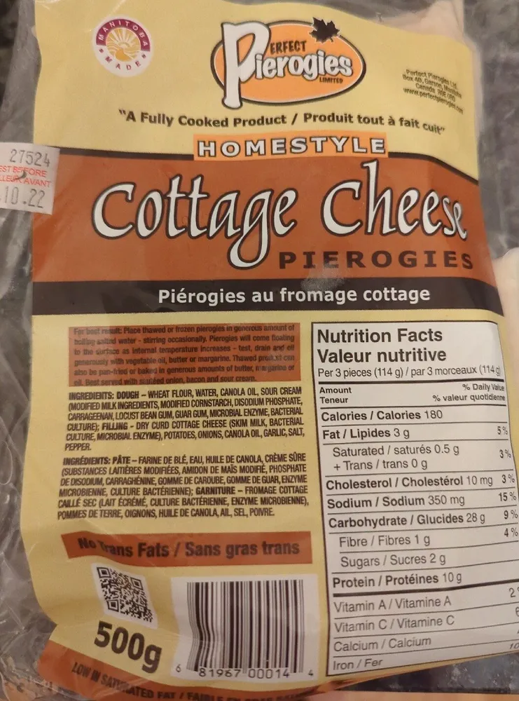Cottage Cheese Perogies
