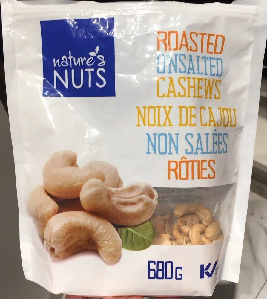 Roasted Unsalted Cashews