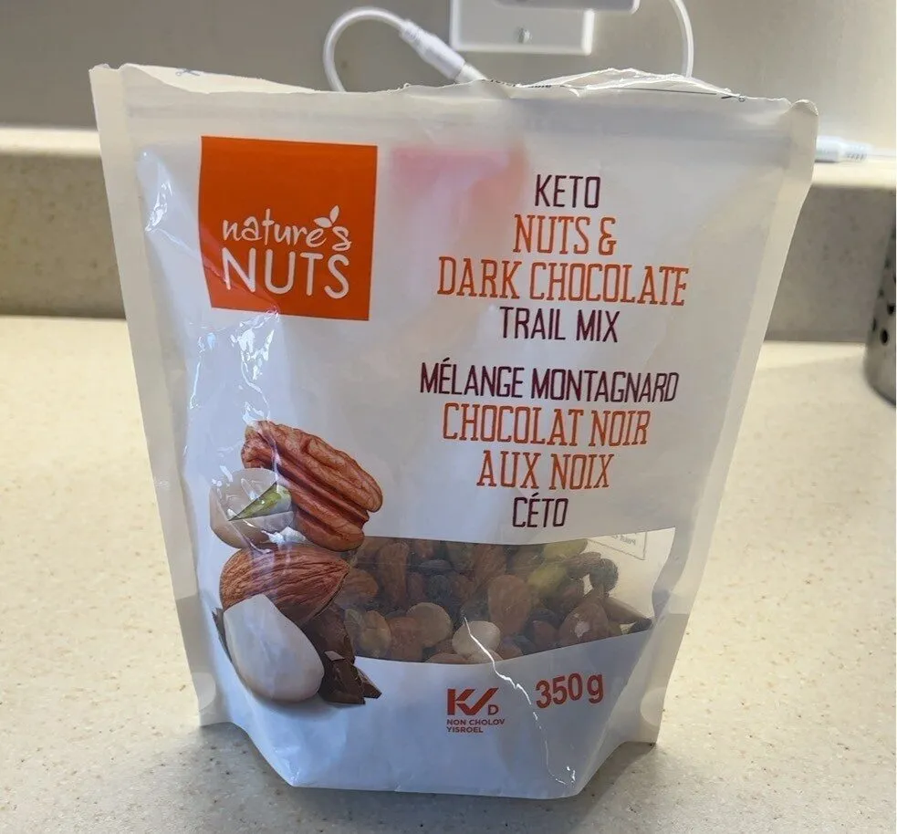Keto Nuts & Dark Chocolate Trail Mix