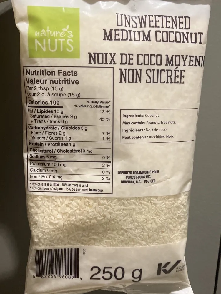 Unsweetened Medium Coconut