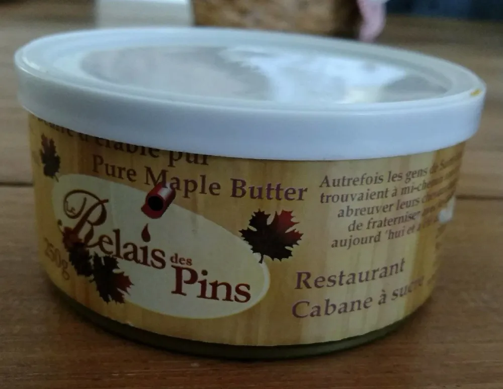 Beurre d'érable pur