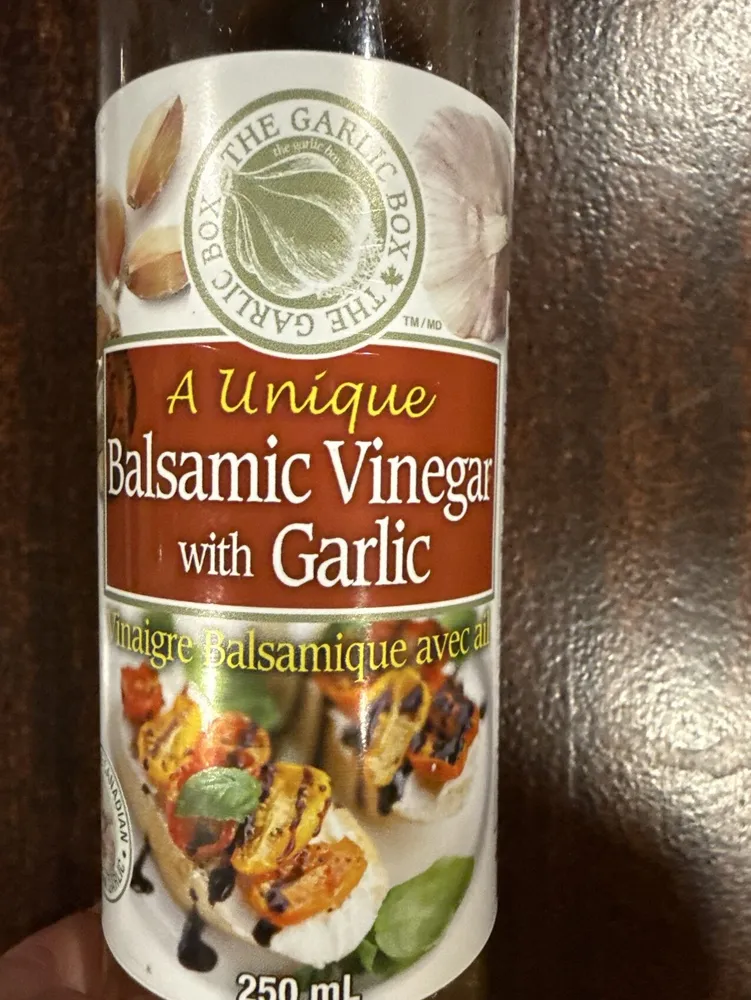 Balsamic Vinegar With Garlic