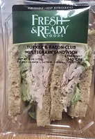 TURKEY & BACON CLUB MULTIGRAIN SANDWICH