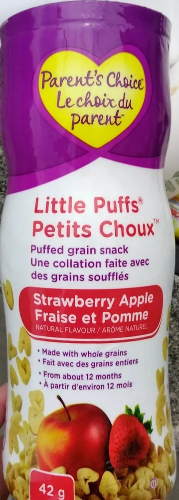 Little Puffs Grain Snacks Strawberry Apple