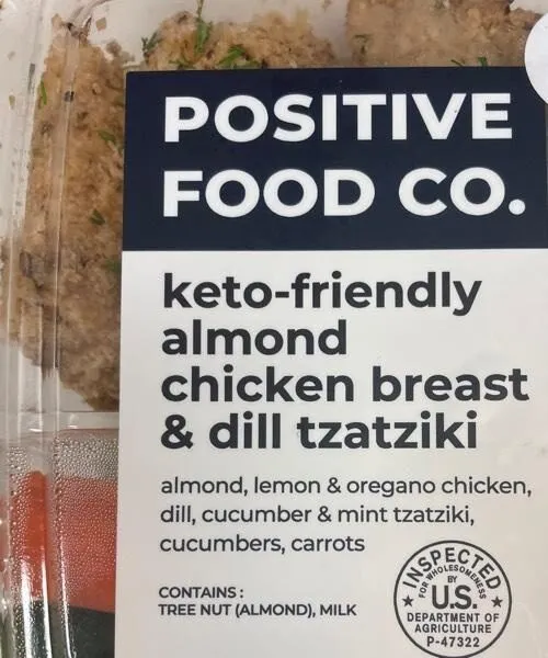 Keto-Friendly Almond Chicken Breast & Dill Tzatziki