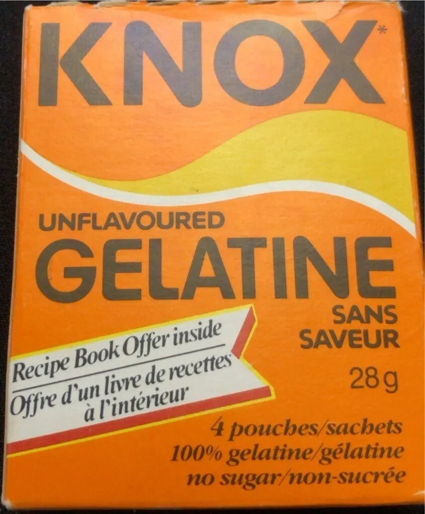 Gélatine sans saveur