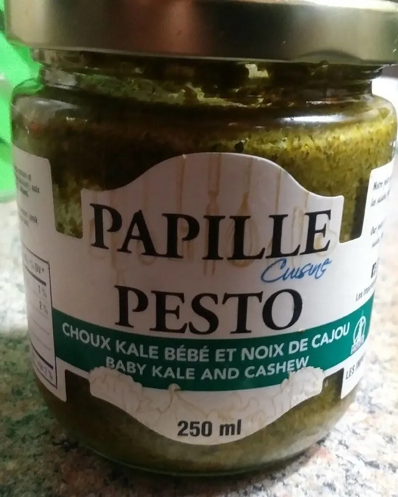 Papille pesto baby kale and cashew