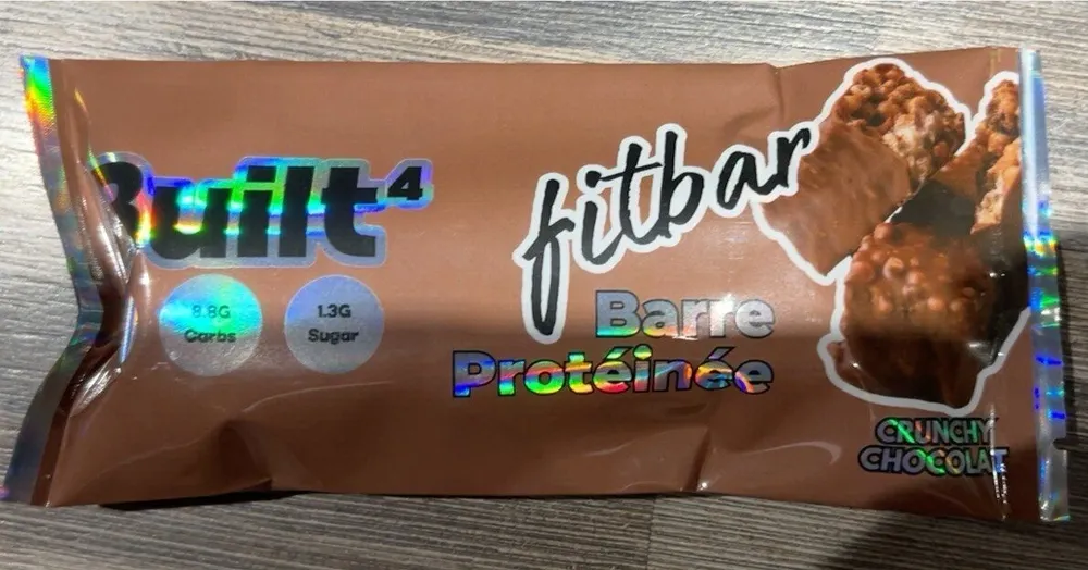 Fitbar barre protéinée crunchy chocolat