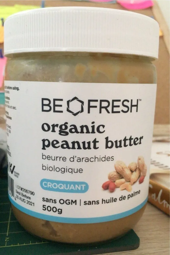 Organic peanut butter
