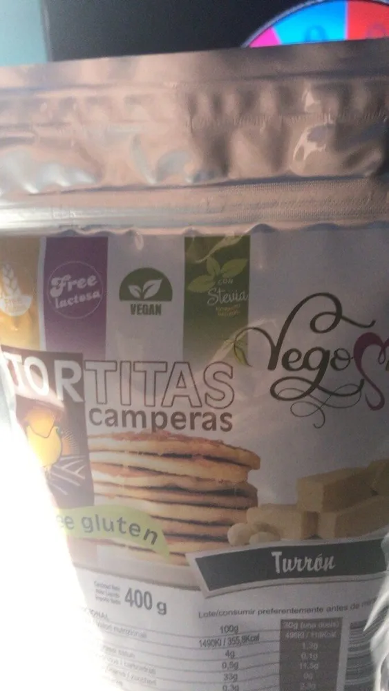 Tortitas camperas de turrón