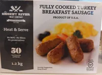 Fully cooked Turkey breakfast sausage