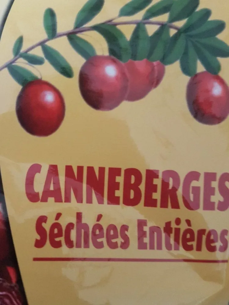 Canneberges séchées entières
