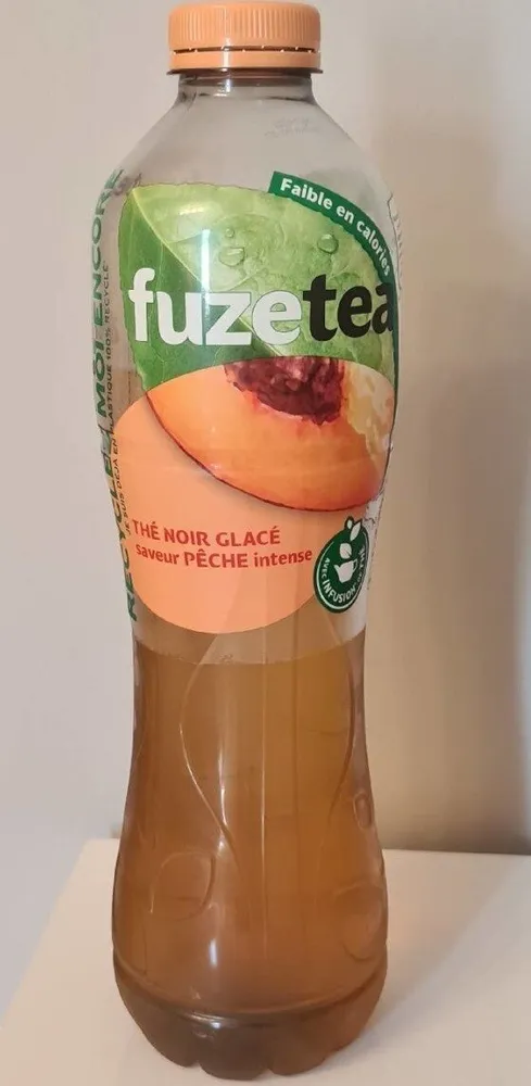 fuze-tea THÉ NOIR GLACÉ saveur PECHE intense