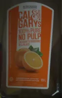 Cal &gary’s 100% pure no pulp Calgary’s sunshine in a glass