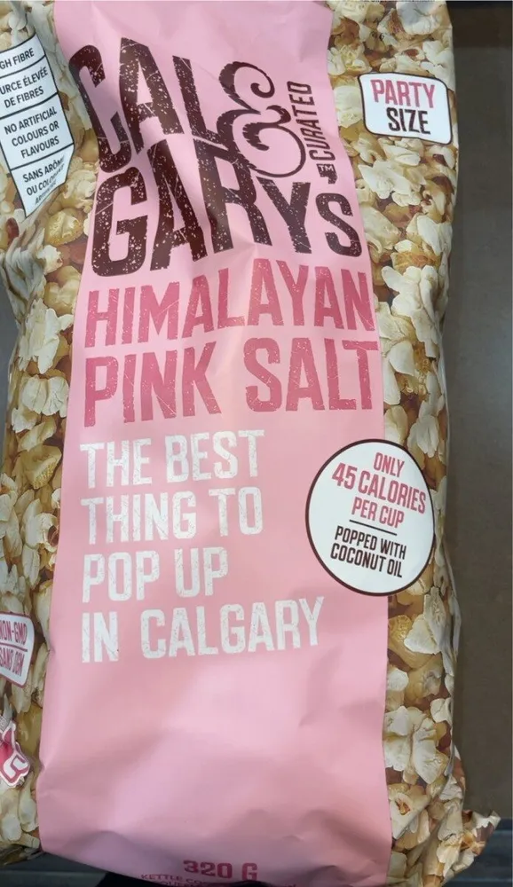 Popcorn himalayan pink salt