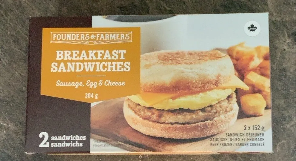 Breakfast sandwiches