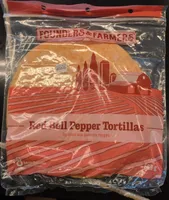 Red Bell Pepper Tortillas