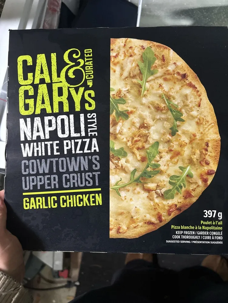 Napoli style White Pizza Garlic Chicken