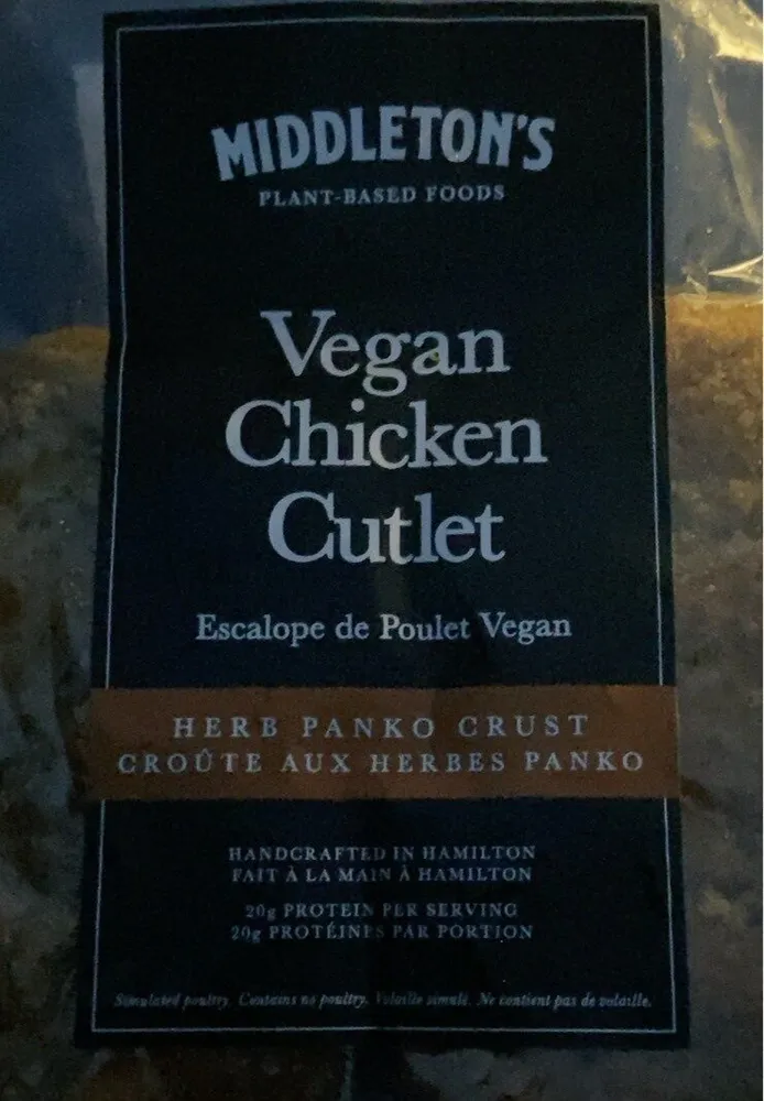 Vegan chicken cutlet