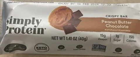 Simply  Protein - peanut butter chocolate