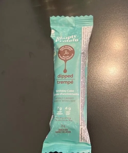 Dipped Snack Bar - Birthday Cake