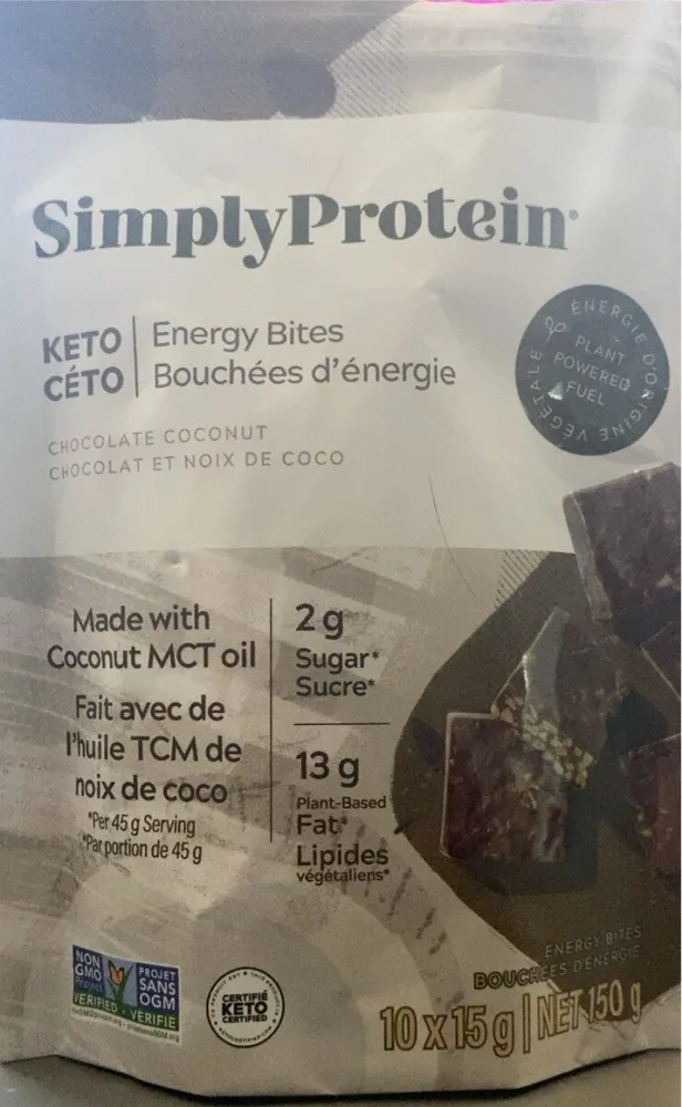 Keto Energy Bites - Chocolate Coconut