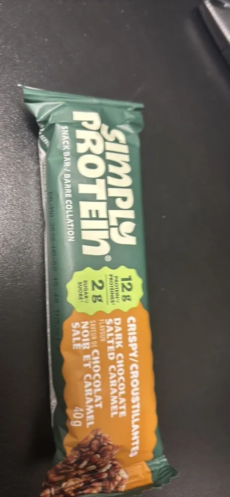 Simply Protein Crispy Clusters Dark Chocolate Salted Caramel