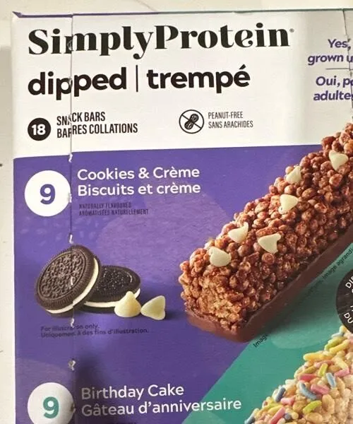 Multi-pack Dipped Snack Bar - Birthday Cake, Cookies & Crème