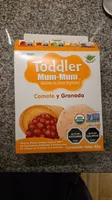 Toddler Mum-Mum Galletas de Arroz Orgánicas Camote y Granada