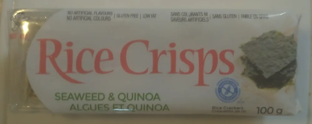 Seaweed & Quinoa Rice Crisps